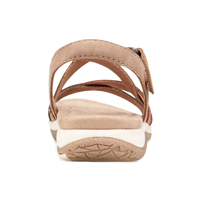 Sterling Casual Strappy Round Toe Flat Sandals - Earth Shoes Premium