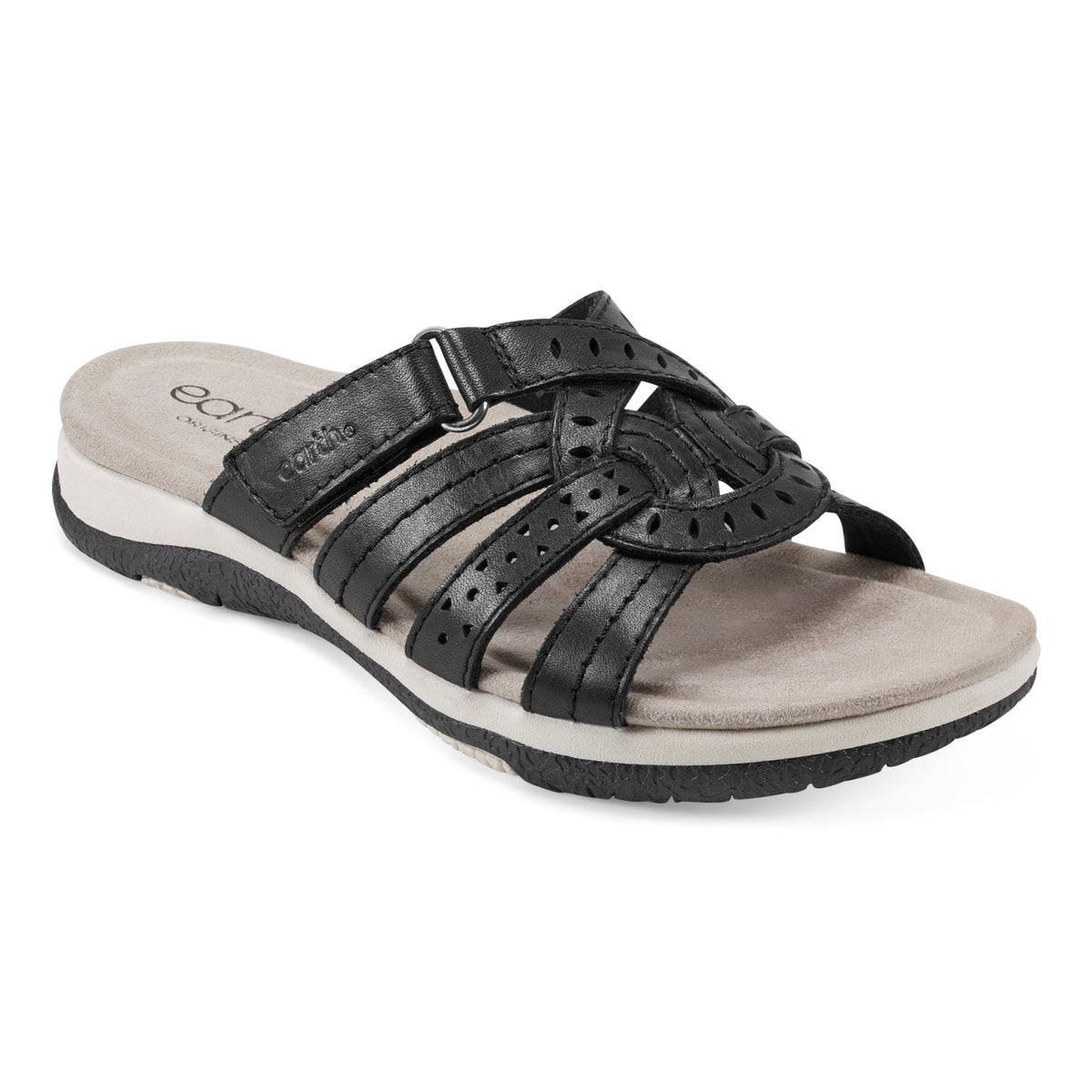 Sassoni Strappy Casual Slip-On Flat Sandals - Earth Shoes Trending