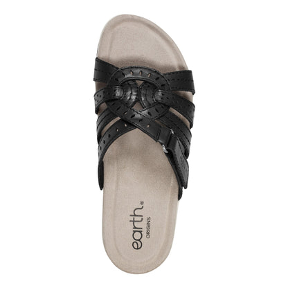 Sassoni Strappy Casual Slip-On Flat Sandals - Earth Shoes Trending