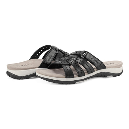 Sassoni Strappy Casual Slip-On Flat Sandals - Earth Shoes Trending