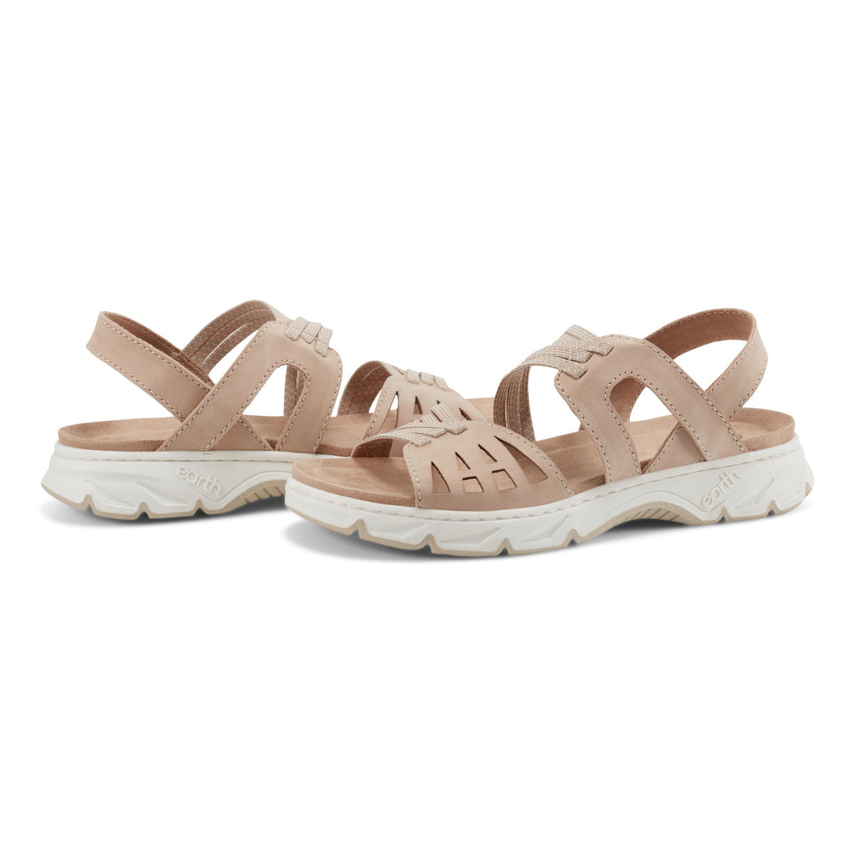 Vernon Strappy Slingback Casual Flat Sandals - Earth Shoes Recommended