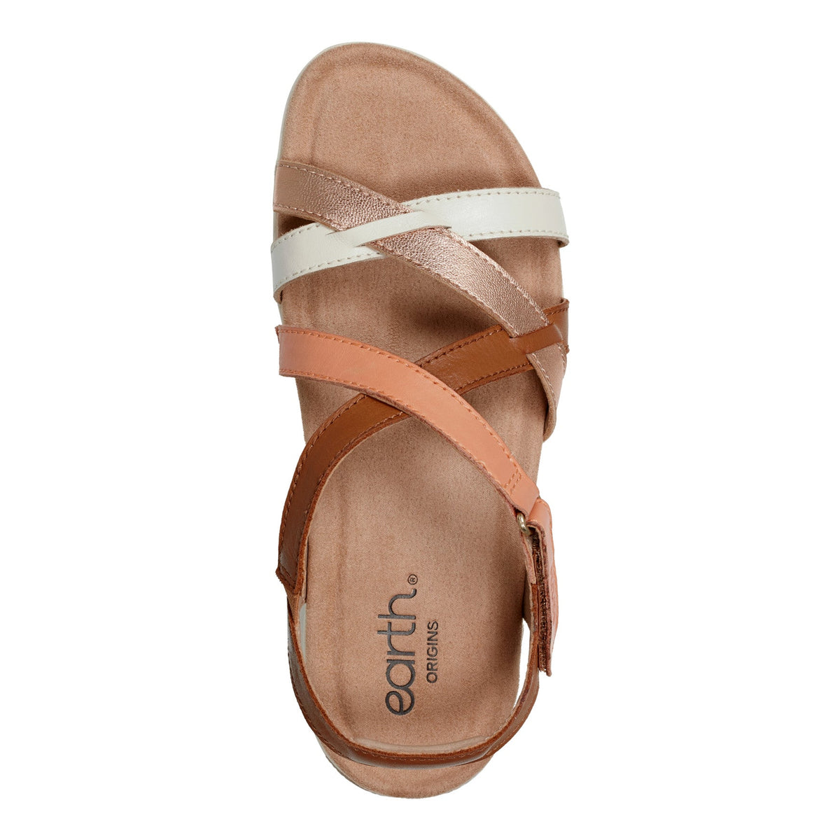 Sterling Casual Strappy Round Toe Flat Sandals - Earth Shoes Signature