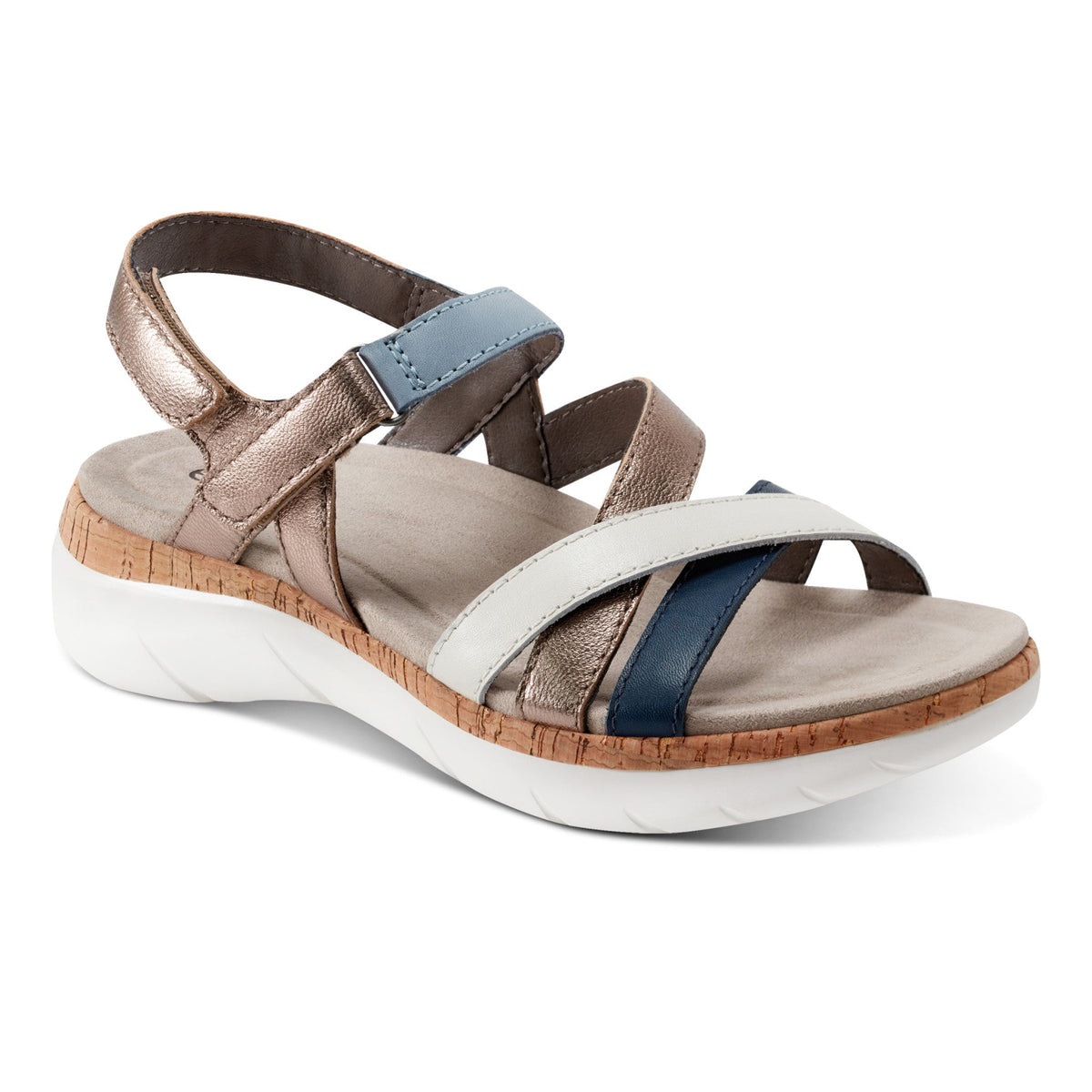 Rosie Open Toe Strappy Flat Casual Sandals - Earth Shoes New