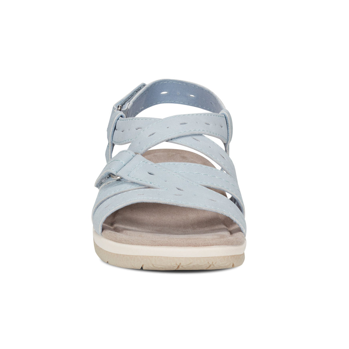 Samsin Round Toe Strappy Casual Flat Sandals - Earth Shoes Featured