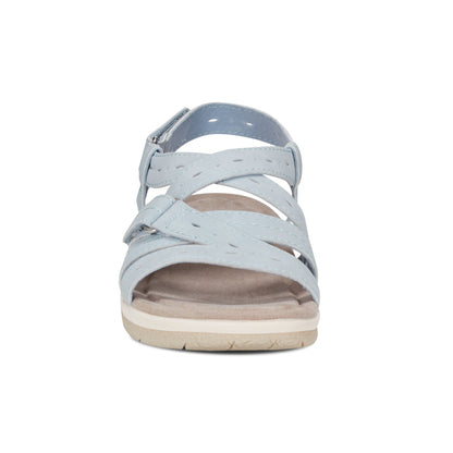 Samsin Round Toe Strappy Casual Flat Sandals - Earth Shoes Featured