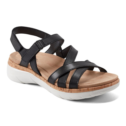 Rosie Open Toe Strappy Flat Casual Sandals - Earth Shoes Popular