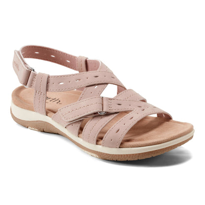 Samsin Round Toe Strappy Casual Flat Sandals - Earth Shoes Exclusive