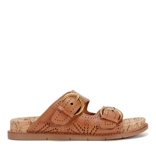 Francii Round Toe Casual Slip-on Flat Sandals - Earth Shoes Premium