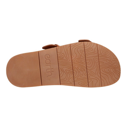 Francii Round Toe Casual Slip-on Flat Sandals - Earth Shoes Premium