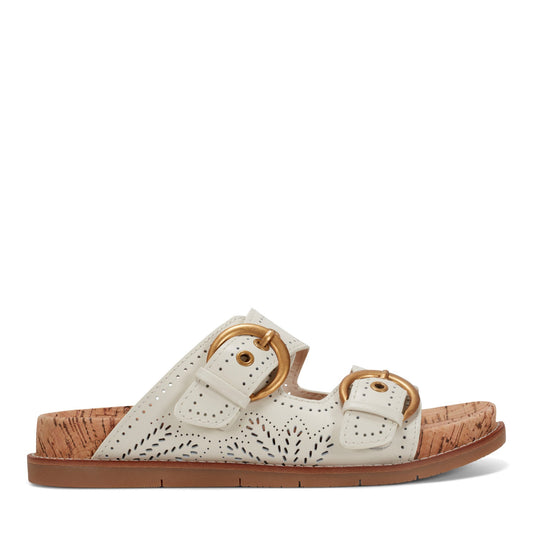 Francii Round Toe Casual Slip-on Flat Sandals - Earth Shoes Featured