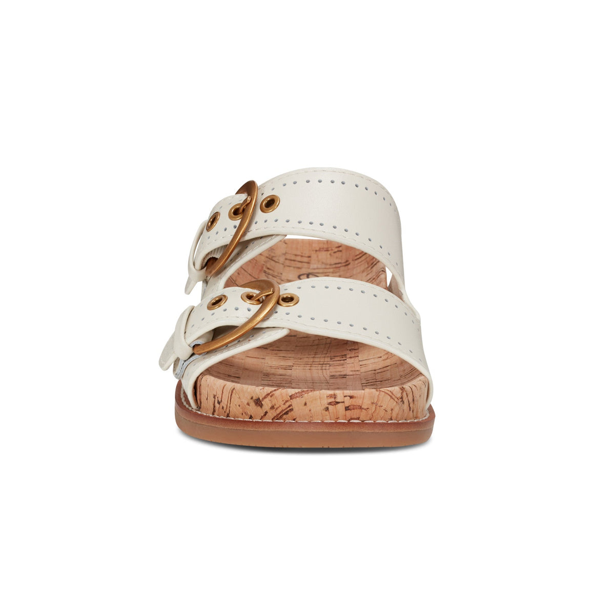 Francii Round Toe Casual Slip-on Flat Sandals - Earth Shoes Featured