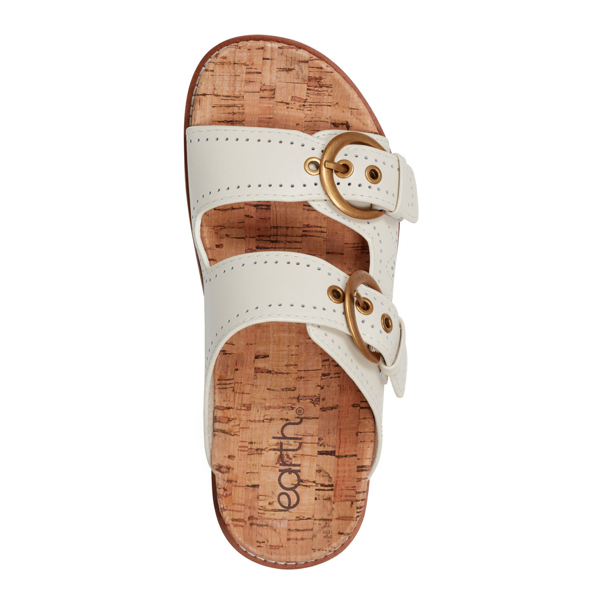 Francii Round Toe Casual Slip-on Flat Sandals - Earth Shoes Featured