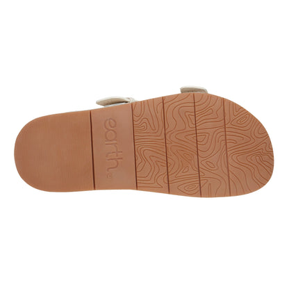 Francii Round Toe Casual Slip-on Flat Sandals - Earth Shoes Featured
