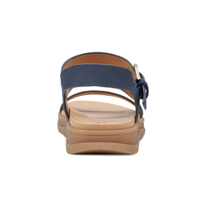 Lainey Casual Strappy Round Toe Flat Sandals - Earth Shoes Popular