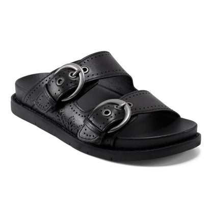 Francii Round Toe Casual Slip-on Flat Sandals - Earth Shoes Best Seller