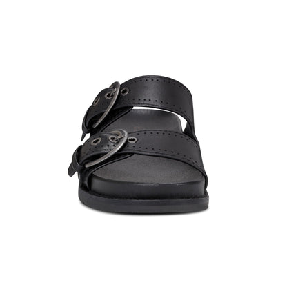 Francii Round Toe Casual Slip-on Flat Sandals - Earth Shoes Best Seller