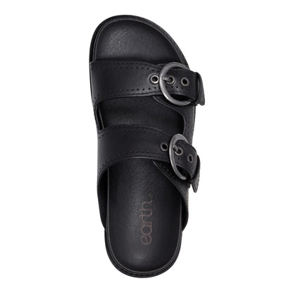 Francii Round Toe Casual Slip-on Flat Sandals - Earth Shoes Best Seller