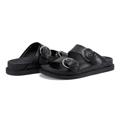 Francii Round Toe Casual Slip-on Flat Sandals - Earth Shoes Best Seller
