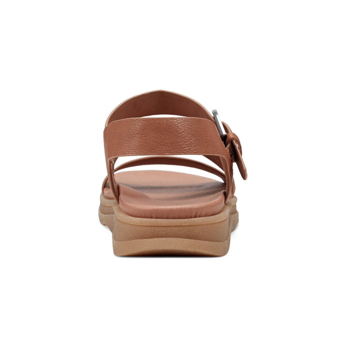 Lainey Casual Strappy Round Toe Flat Sandals - Earth Shoes Recommended