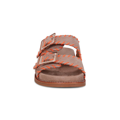 Fausto Round Toe Casual Flat Strappy Sandals - Earth Shoes Exclusive