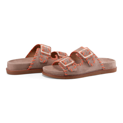 Fausto Round Toe Casual Flat Strappy Sandals - Earth Shoes Exclusive