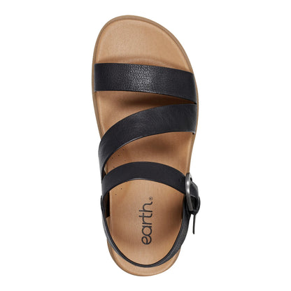 Lainey Casual Strappy Round Toe Flat Sandals - Earth Shoes Signature