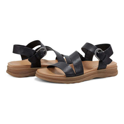 Lainey Casual Strappy Round Toe Flat Sandals - Earth Shoes Signature