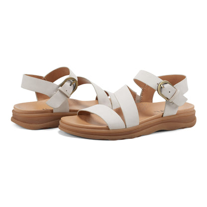 Lainey Casual Strappy Round Toe Flat Sandals - Earth Shoes Featured