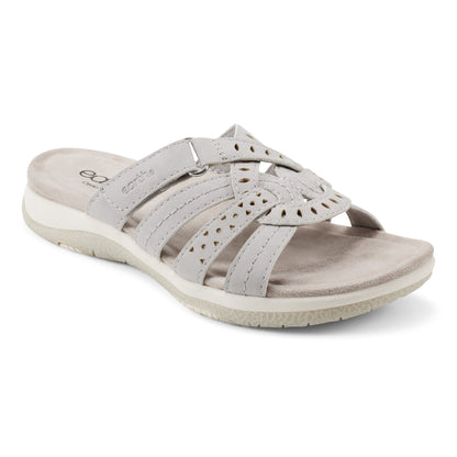 Sassoni Strappy Casual Slip-On Flat Sandals - Earth Shoes Recommended