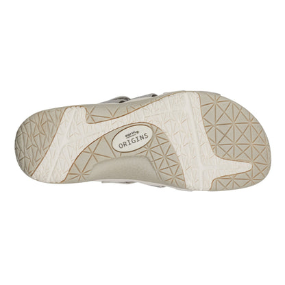 Sassoni Strappy Casual Slip-On Flat Sandals - Earth Shoes Recommended