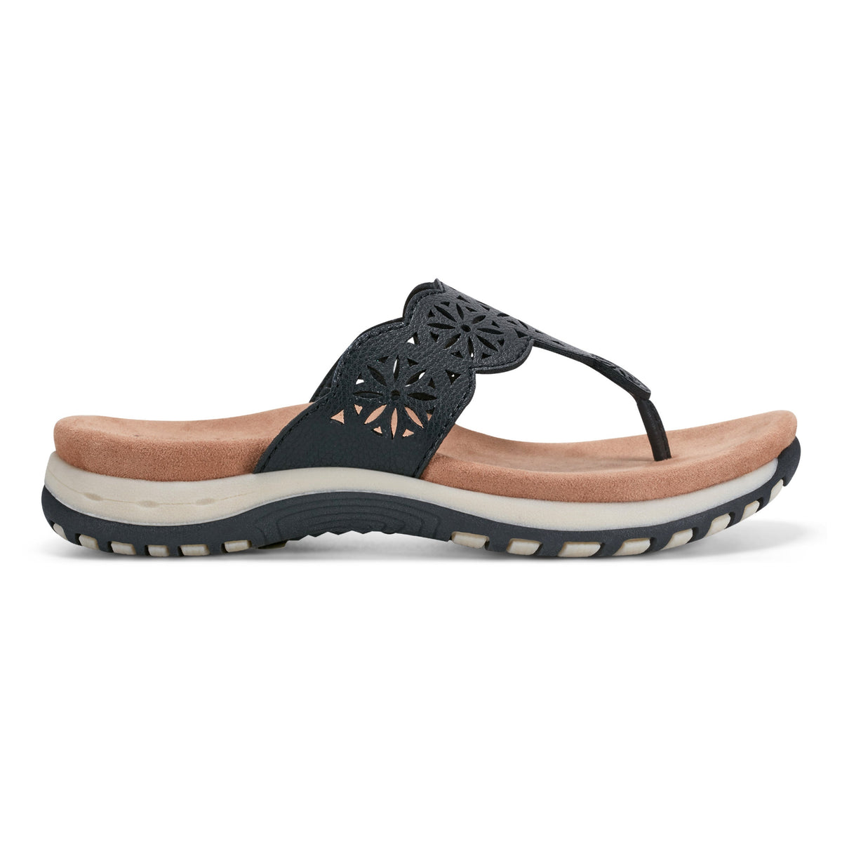 Sadie Square Toe Casual Slip-on Flat Sandals - Earth Shoes Exclusive