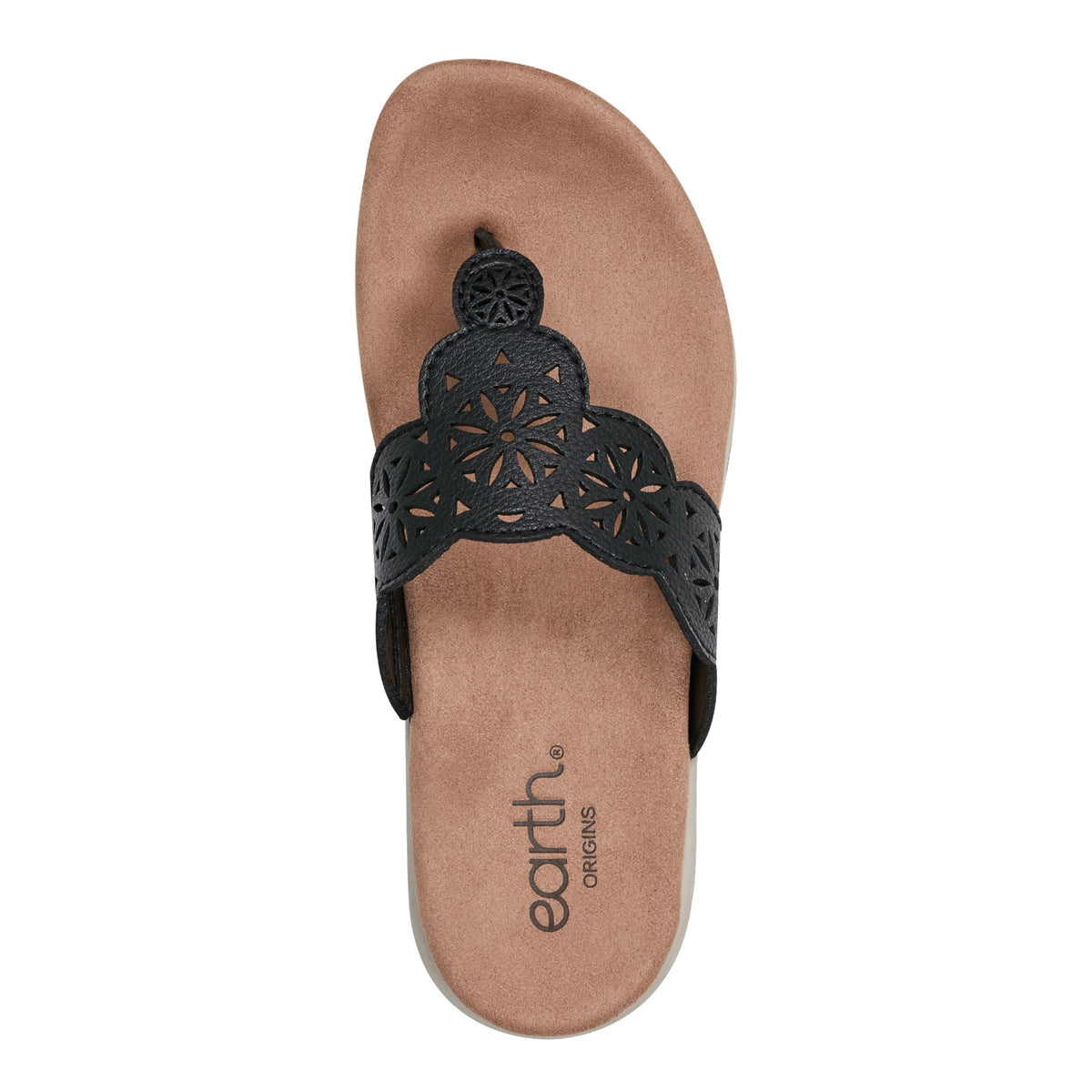 Sadie Square Toe Casual Slip-on Flat Sandals - Earth Shoes Exclusive