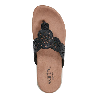 Sadie Square Toe Casual Slip-on Flat Sandals - Earth Shoes Exclusive