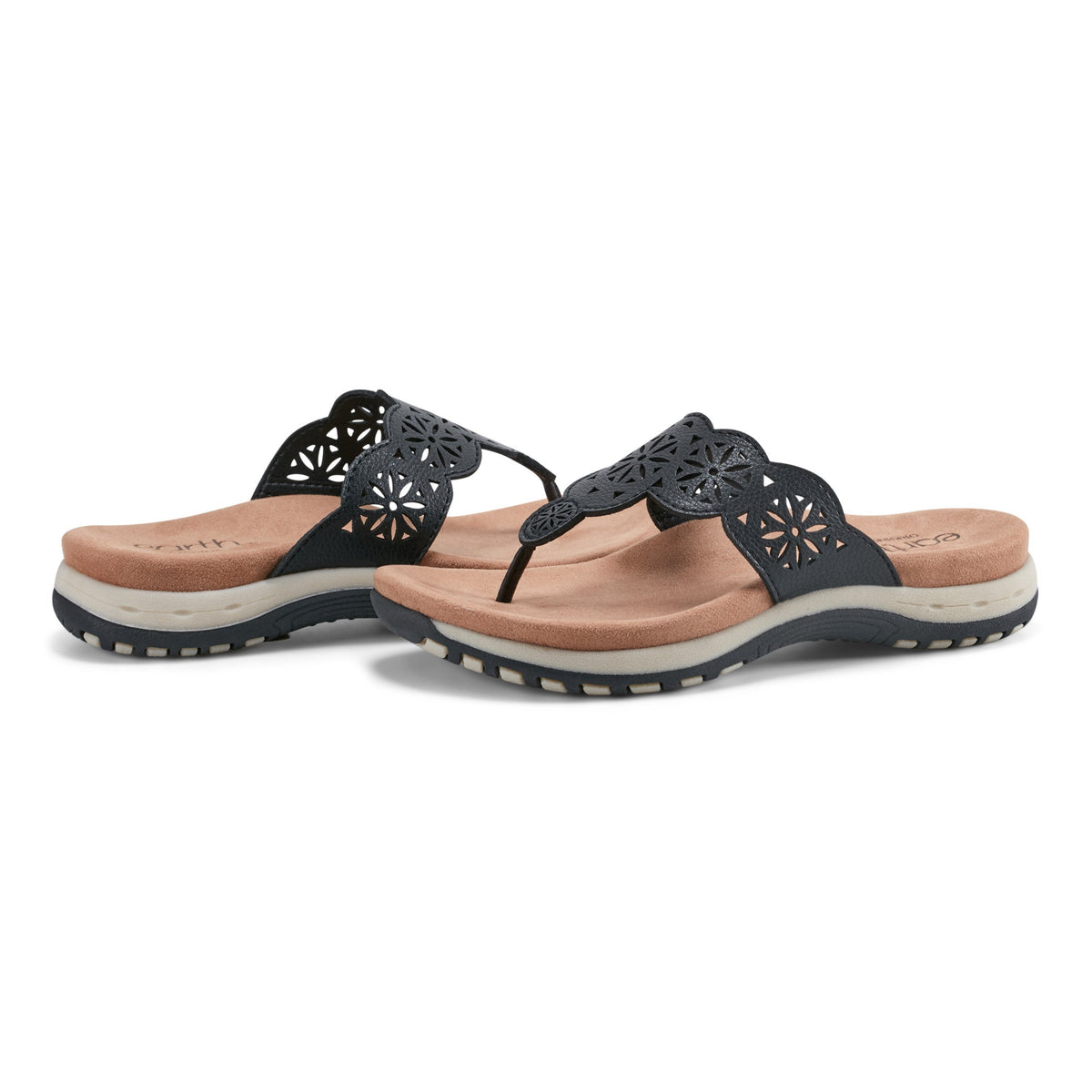 Sadie Square Toe Casual Slip-on Flat Sandals - Earth Shoes Exclusive