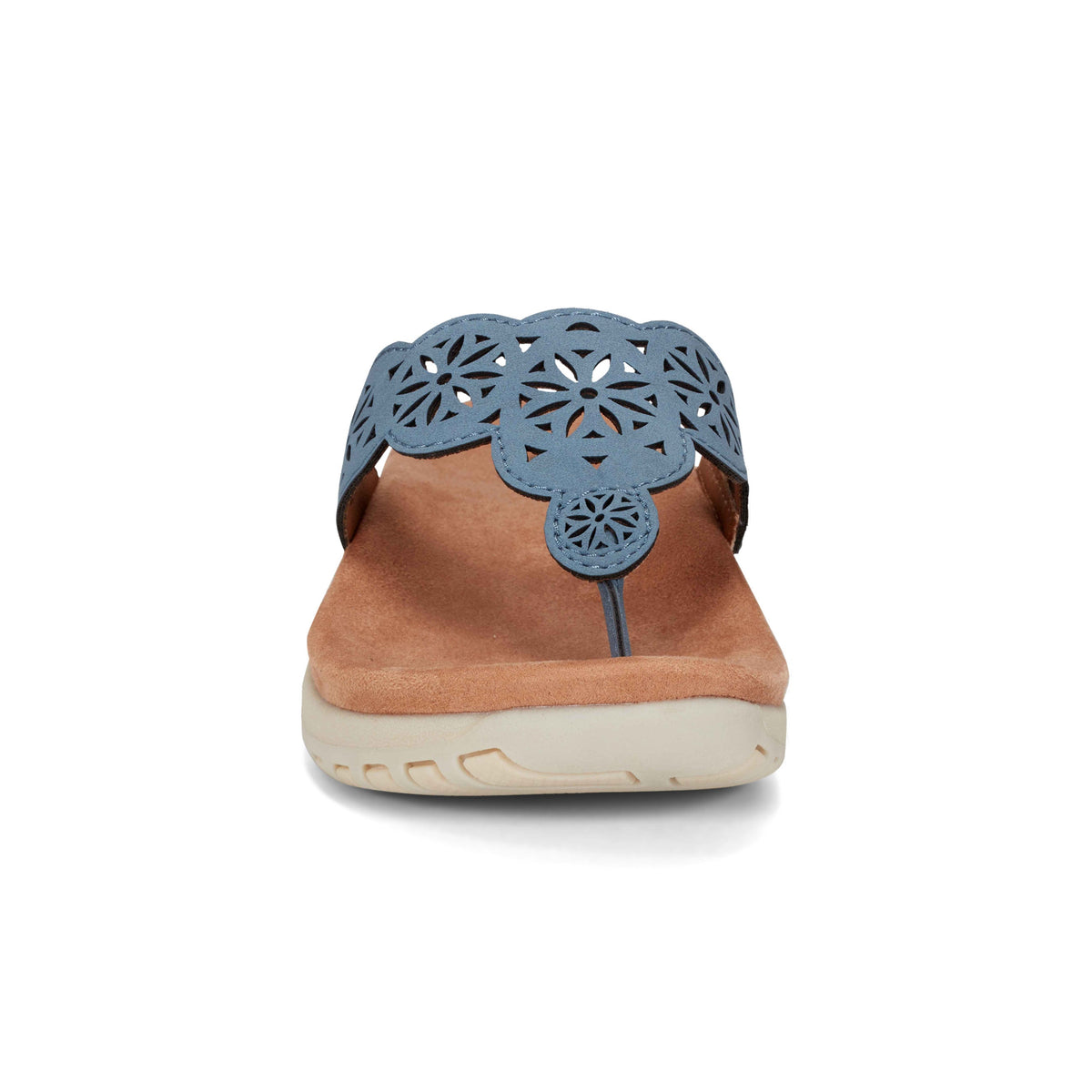 Sadie Square Toe Casual Slip-on Flat Sandals - Earth Shoes Signature