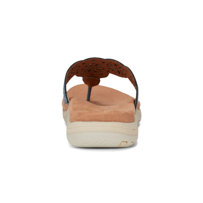 Sadie Square Toe Casual Slip-on Flat Sandals - Earth Shoes Signature