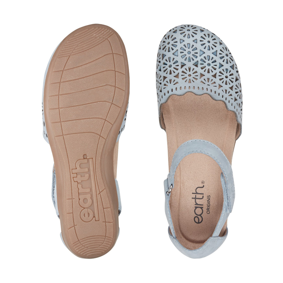 Bronnie Casual Slip-On Perforated Sandals - Earth Shoes Premium