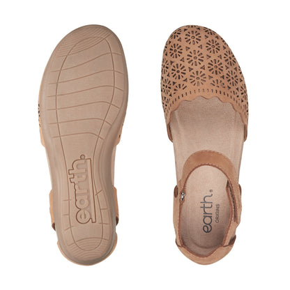 Bronnie Casual Slip-On Perforated Sandals - Earth Shoes New