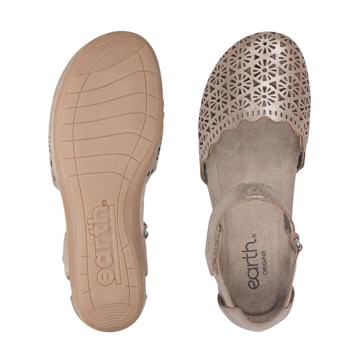 Bronnie Casual Slip-On Perforated Sandals - Earth Shoes Featured