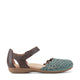 Green/Brown Leather