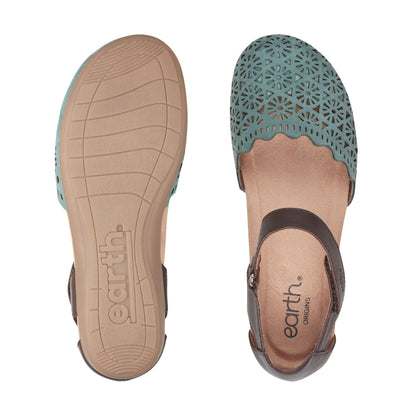Bronnie Casual Slip-On Perforated Sandals - Earth Shoes Popular