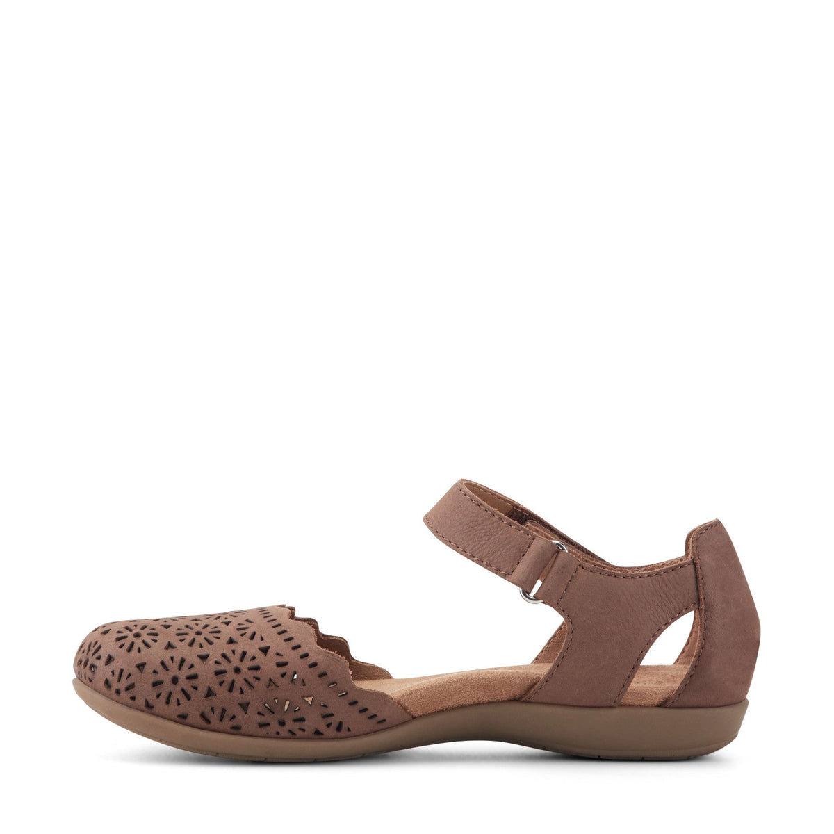 Bronnie Casual Slip-On Perforated Sandals - Earth Shoes Recommended