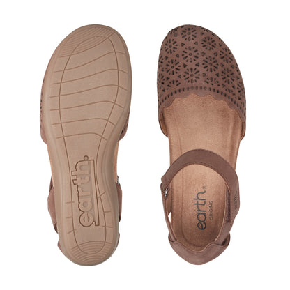 Bronnie Casual Slip-On Perforated Sandals - Earth Shoes Recommended
