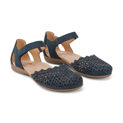 Bronnie Casual Slip-On Perforated Sandals - Earth Shoes Signature