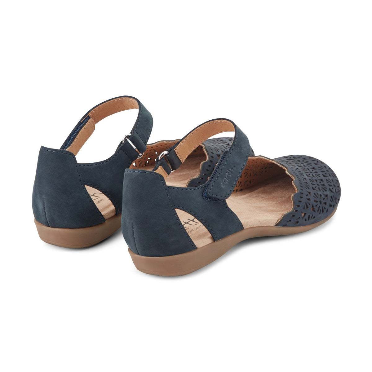 Bronnie Casual Slip-On Perforated Sandals - Earth Shoes Signature