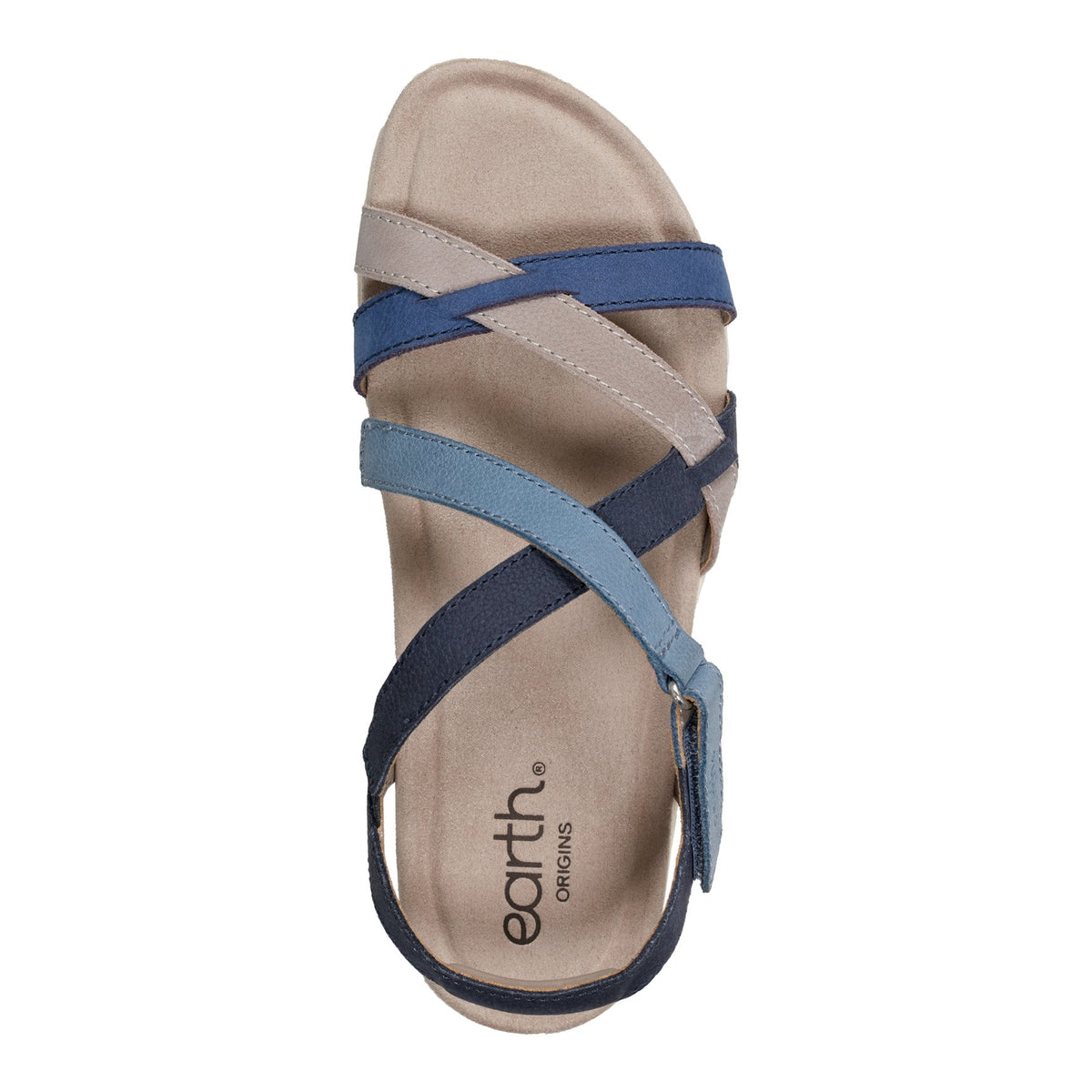 Sterling Casual Strappy Round Toe Flat Sandals - Earth Shoes Premium