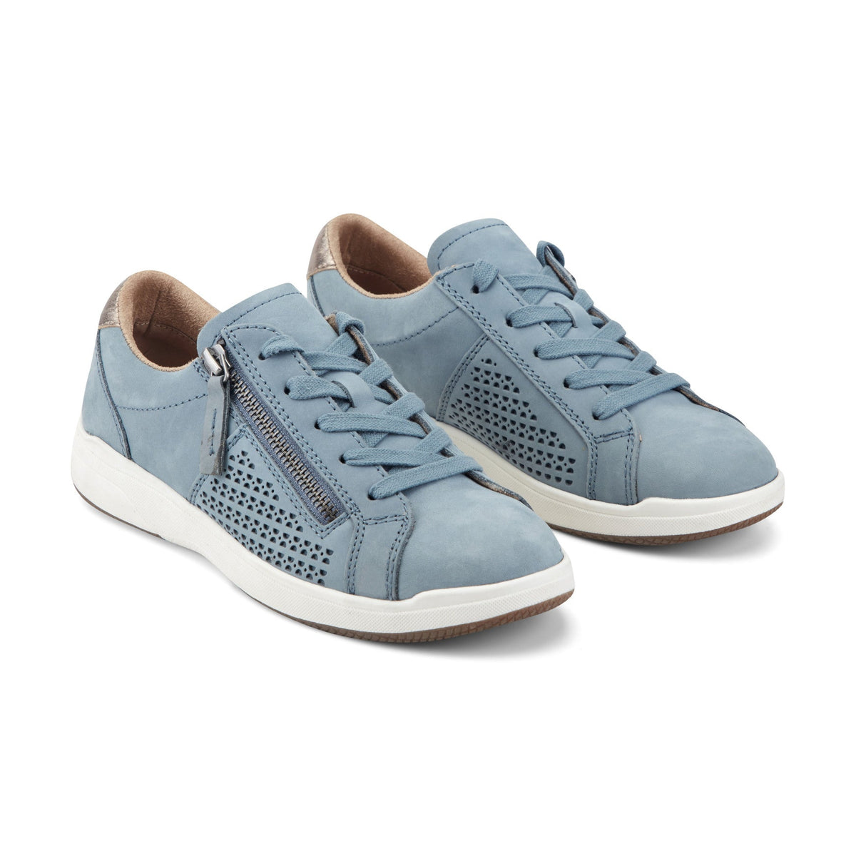 Netta Round Toe Casual Lace-up Sneakers - Earth Shoes Featured