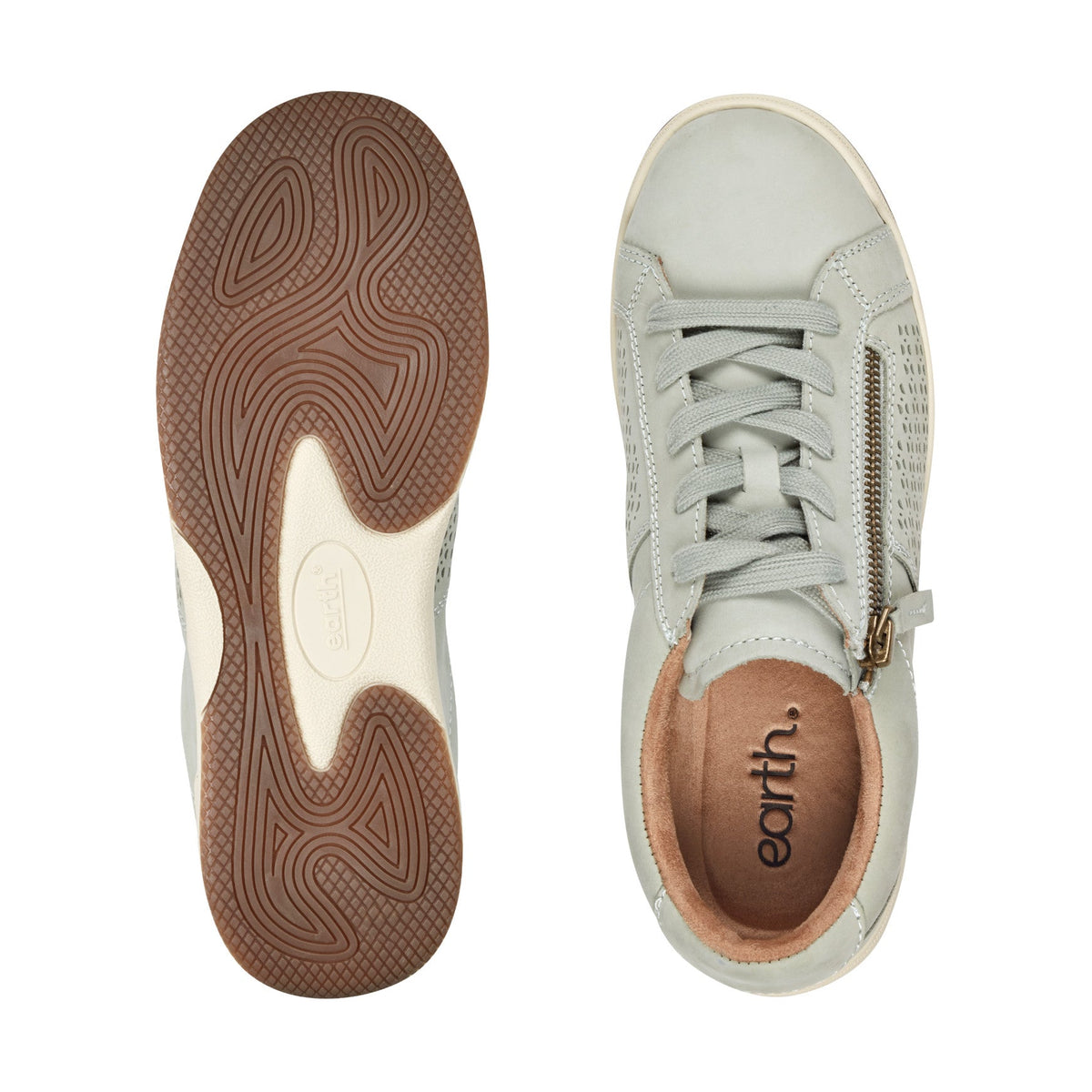Netta Round Toe Casual Lace-up Sneakers - Earth Shoes Signature