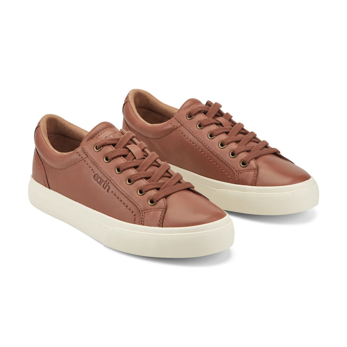 Dailey Leather Lace-Up Sneakers - Earth Shoes Featured