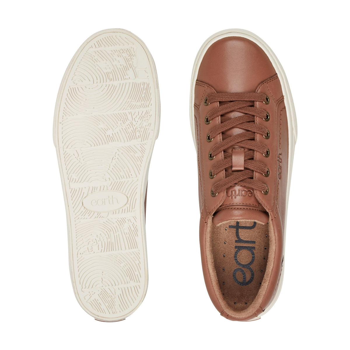 Dailey Leather Lace-Up Sneakers - Earth Shoes Featured
